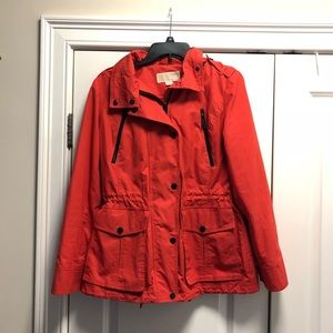 Michael Kors hooded water resistant jacket M
